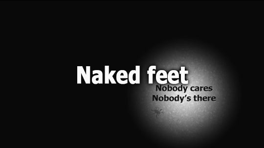 Naked feet